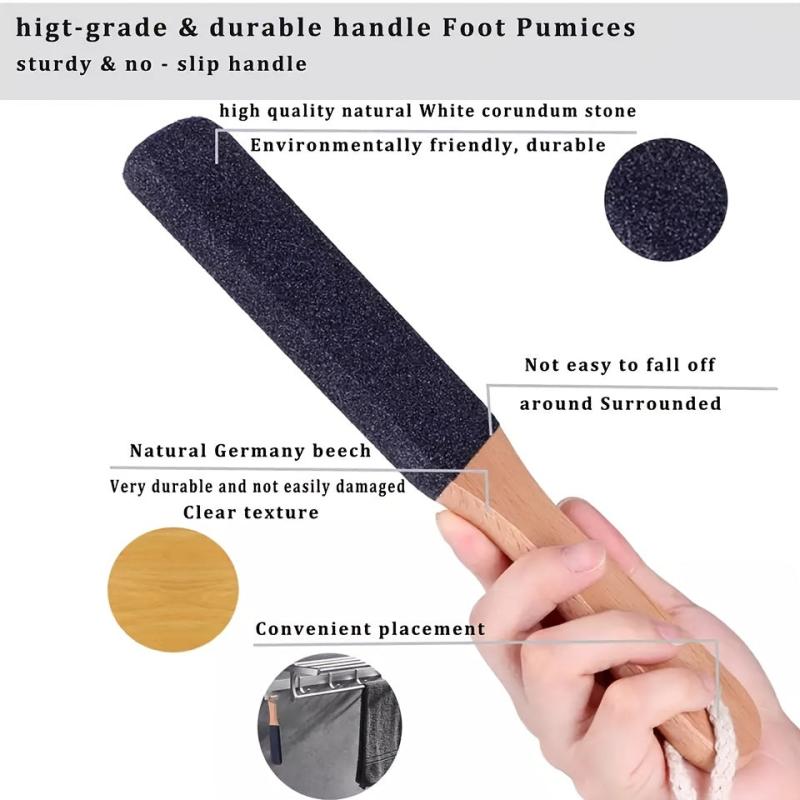 Professional Wooden Foot File for Pedicure