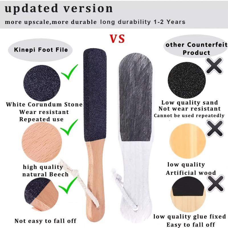 Professional Wooden Foot File for Pedicure