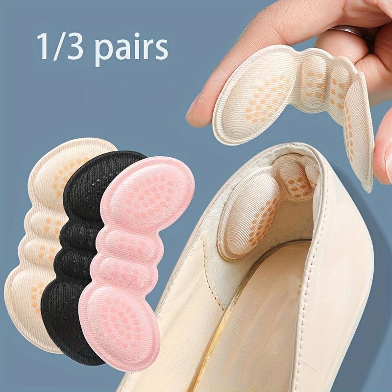 3 Pairs Heel Stickers Anti-drop Anti-wear Foot Shoe Stickers for High Heels