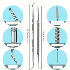 Ingrown Toenail File and Lifter with Storage Case