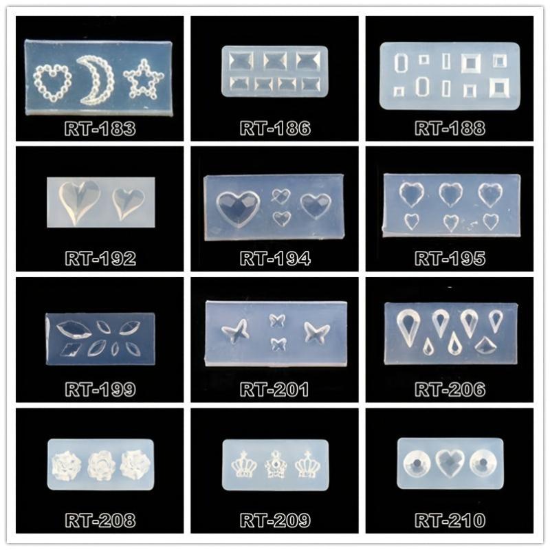 3D Nail Art Mold Silicone Decorative Mold Nail Art Making Tools