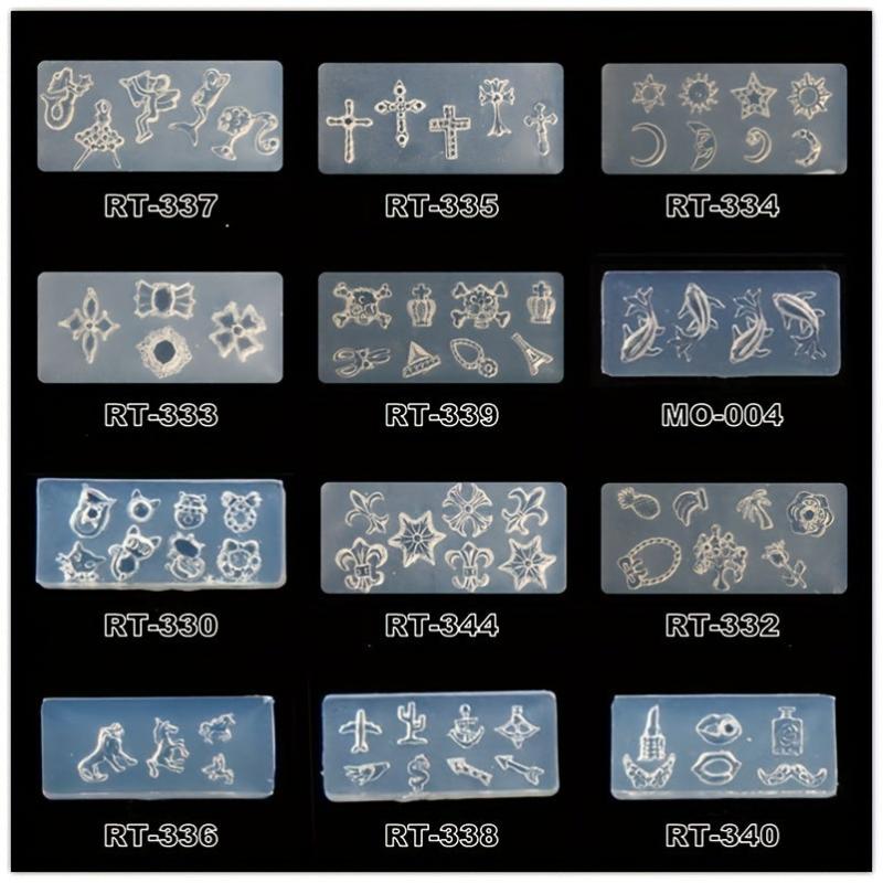 3D Nail Art Mold Silicone Decorative Mold Nail Art Making Tools