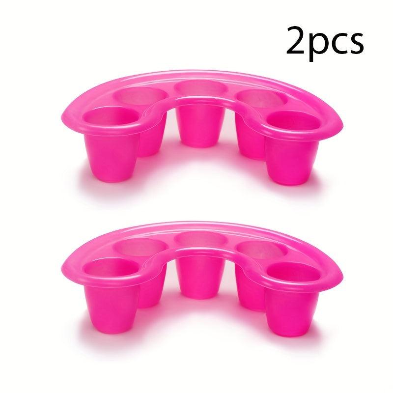 2 Pcs Nail Art Soak Bowl Acrylic Gel Nails Soaking Tray
