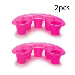 2 Pcs Nail Art Soak Bowl Acrylic Gel Nails Soaking Tray