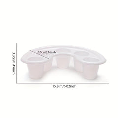 2 Pcs Nail Art Soak Bowl Acrylic Gel Nails Soaking Tray