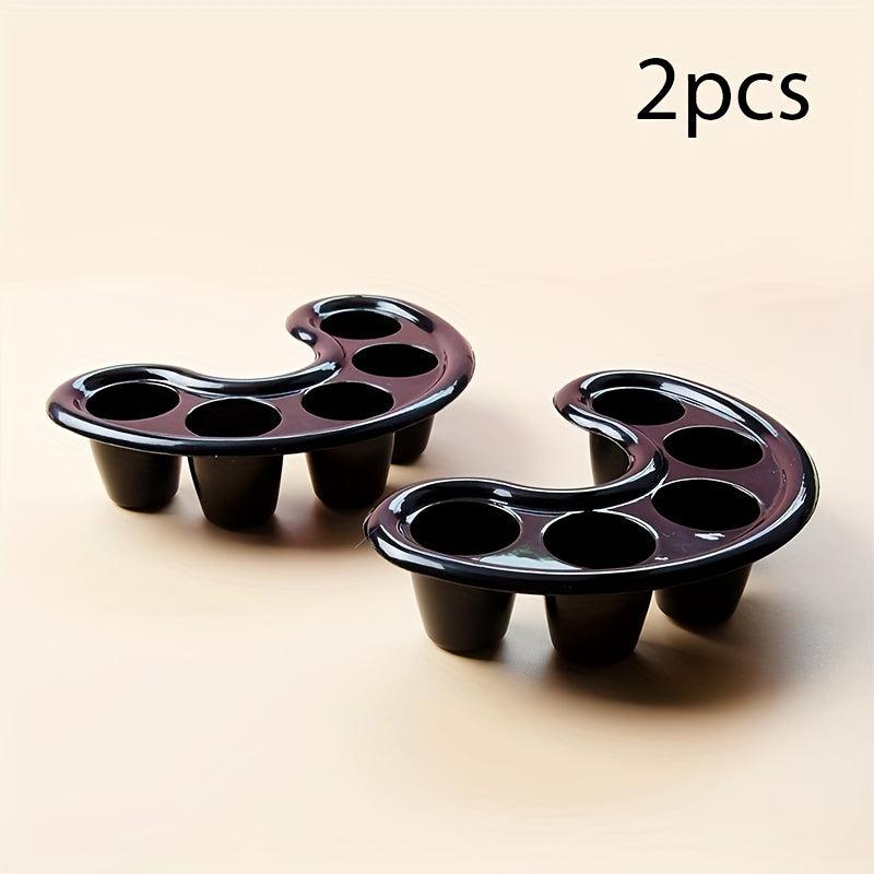 2 Pcs Nail Art Soak Bowl Acrylic Gel Nails Soaking Tray