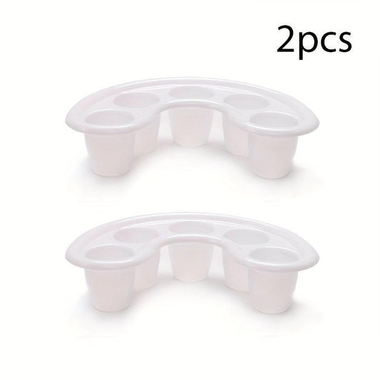2 Pcs Nail Art Soak Bowl Acrylic Gel Nails Soaking Tray