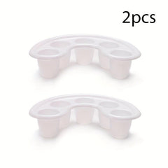 2 Pcs Nail Art Soak Bowl Acrylic Gel Nails Soaking Tray