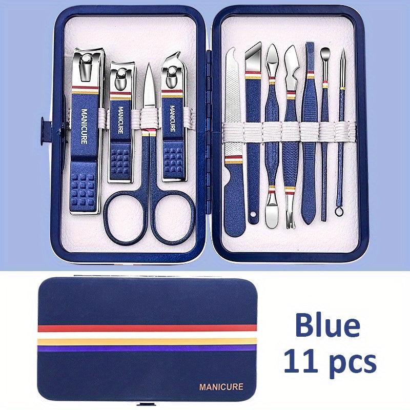 Classic Manicure Set Hand Feet Facial Stainless Steel 10 Choices Gift