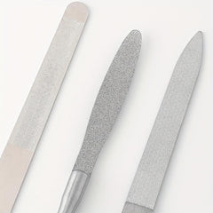 Double Sided Stainless Steel Nail Files for Manicure Pedicure Grooming