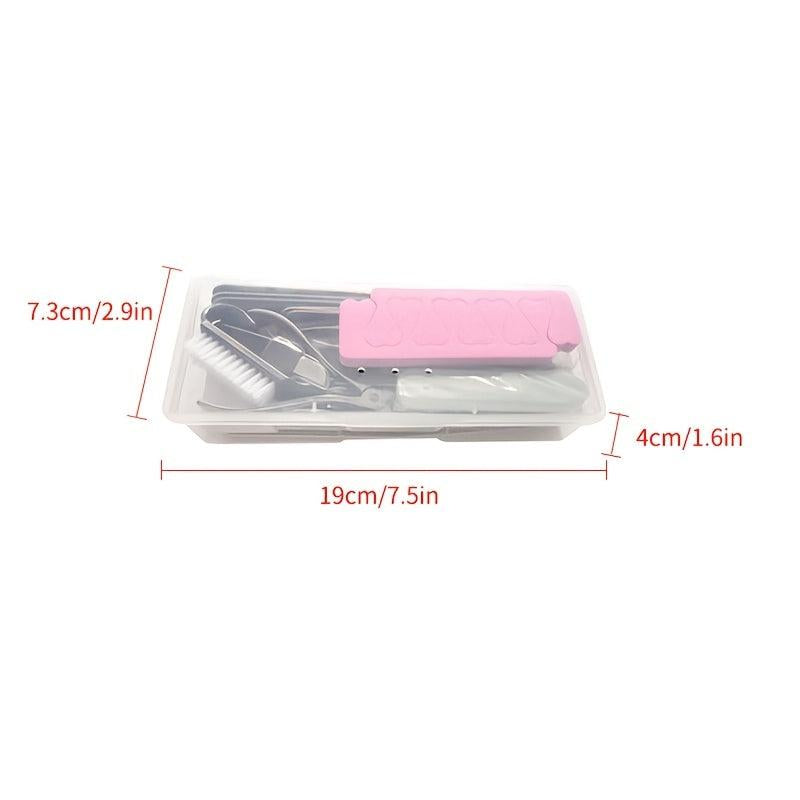 Professional Pedicure Tools Set 27 in 1 Stainless Steel Foot Care Kit