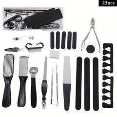 Professional Pedicure Tools Set 27 in 1 Stainless Steel Foot Care Kit