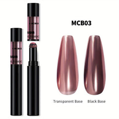 10 Colors Holographic Nail Polish Pens with Mirror Effect