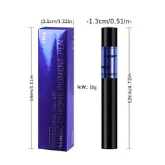 10 Colors Holographic Nail Polish Pens with Mirror Effect