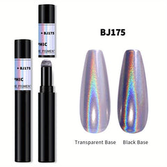 10 Colors Holographic Nail Polish Pens with Mirror Effect