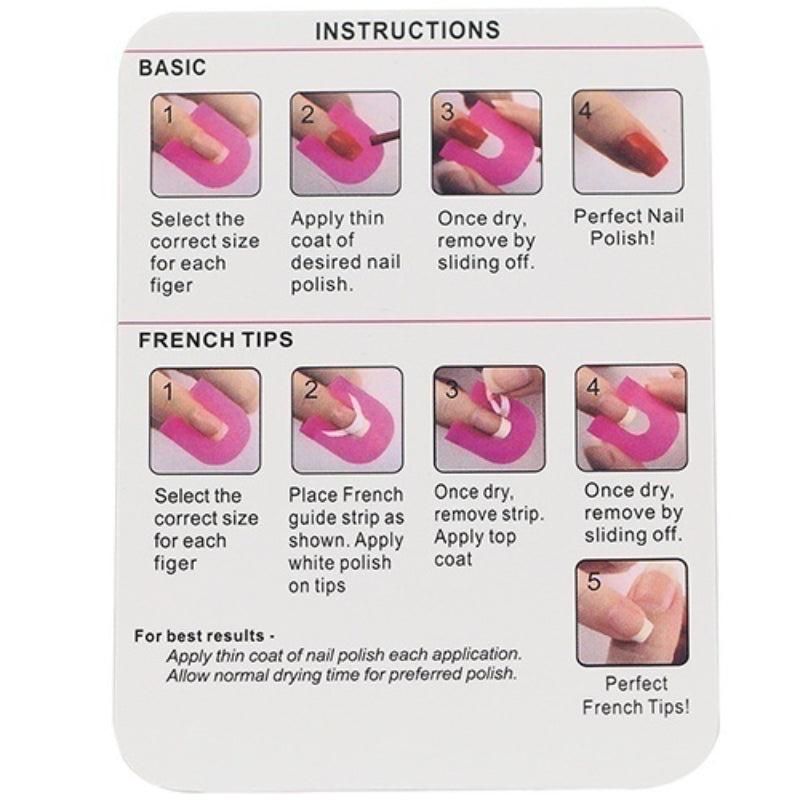 26 Pcs Nail Polish Edge Anti-Flooding Template Clip
