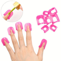 26 Pcs Nail Polish Edge Anti-Flooding Template Clip