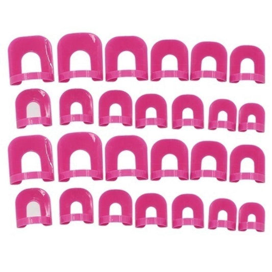 26 Pcs Nail Polish Edge Anti-Flooding Template Clip