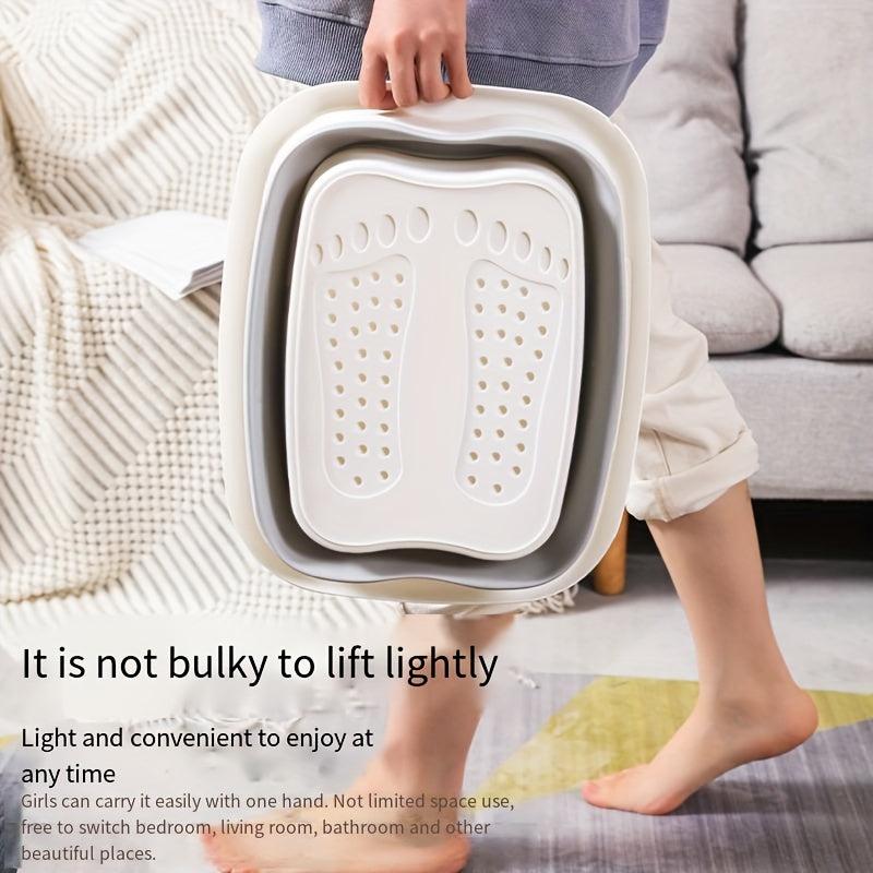 Plastic Foot Bath Tub for Home Massage and Pedicure