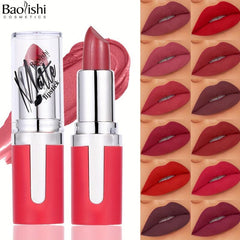 Velvet Matte Lipstick in 12 Colors Waterproof Smudge Proof
