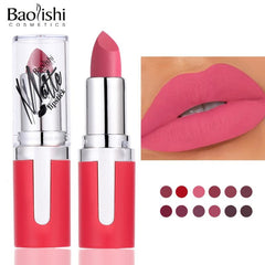 Velvet Matte Lipstick in 12 Colors Waterproof Smudge Proof