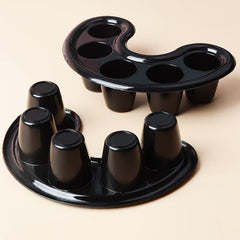 2 Pcs Nail Art Tips Hand Soak Bowl Tray Manicure Soaking Remover Tool