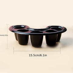 2 Pcs Nail Art Tips Hand Soak Bowl Tray Manicure Soaking Remover Tool