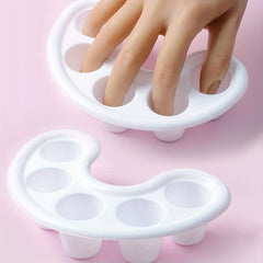 2 Pcs Nail Art Tips Hand Soak Bowl Tray Manicure Soaking Remover Tool