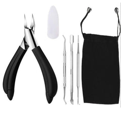 Professional Toenail Clippers for Thick Nails - Curved Blade Grooming Tool
