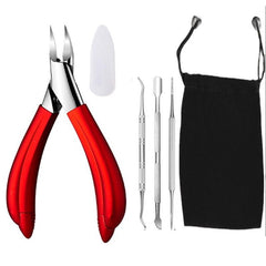 Professional Toenail Clippers for Thick Nails - Curved Blade Grooming Tool