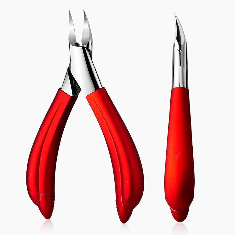 Professional Toenail Clippers for Thick Nails - Curved Blade Grooming Tool