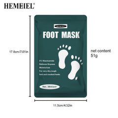 Niacinamide Moisturizing Foot Mask Softens Dry Cracked Feet 1-3pcs