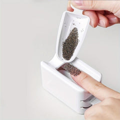 Double Layer Nail Dip Powder Recycling Container Portable Storage Box