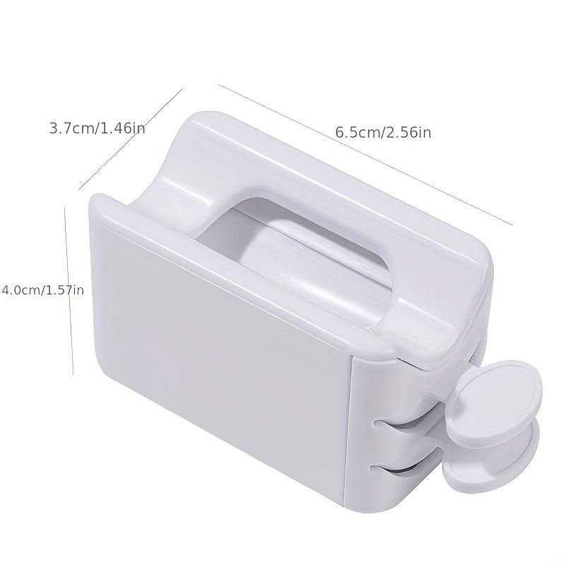 Double Layer Nail Dip Powder Recycling Container Portable Storage Box