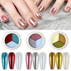 Magic Mirror Powder Bright Powder Nail Mirror Powder Titanium Powder