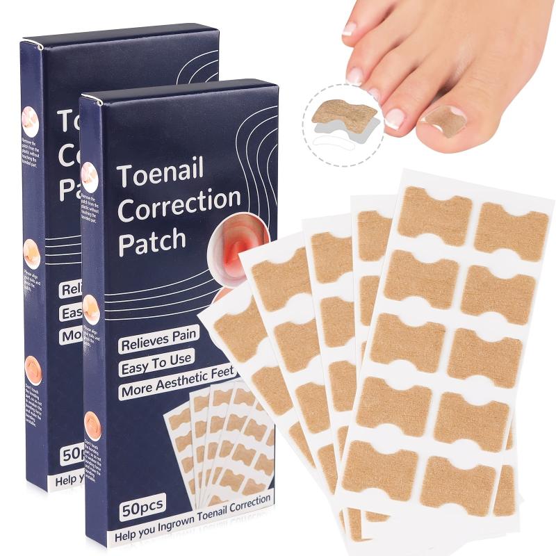 100 Pcs Ingrown Toenail Corrector Strips for Men and Women