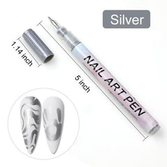 3D Nail Art Pens Nail Point Graffiti Dotting Pen Painting Brush for DIY Nail Art