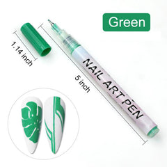3D Nail Art Pens Nail Point Graffiti Dotting Pen Painting Brush for DIY Nail Art