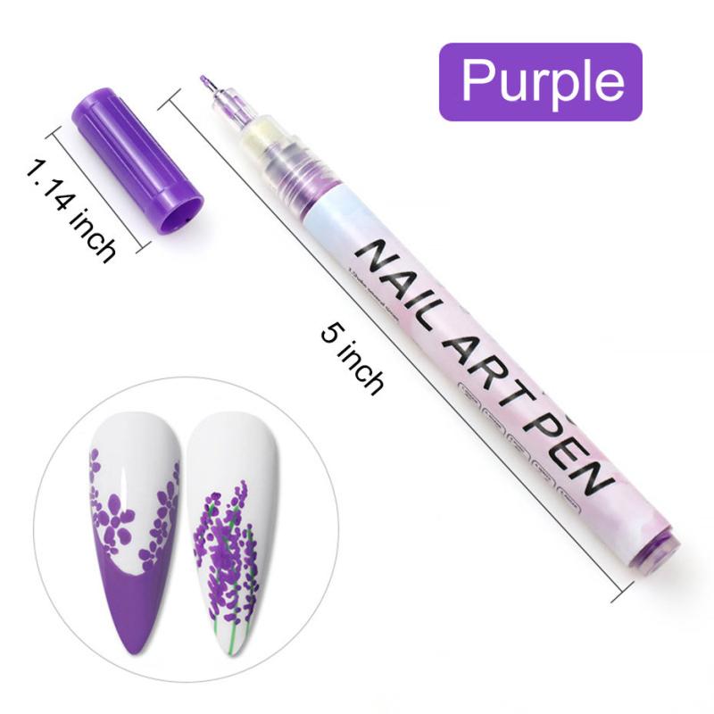 3D Nail Art Pens Nail Point Graffiti Dotting Pen Painting Brush for DIY Nail Art