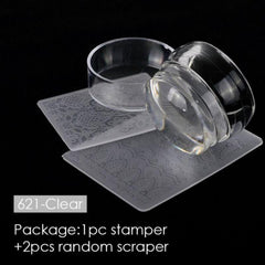 DIY Nail Decorations Stamping Tools Nail Transfer Stamper