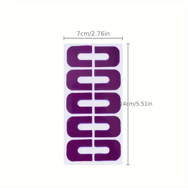 Disposable Nail Polish Protector U Shape Peel Off Sticker Tape