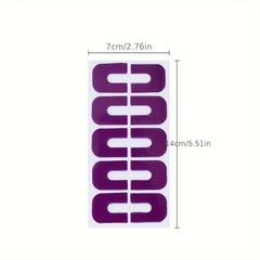 Disposable Nail Polish Protector U Shape Peel Off Sticker Tape