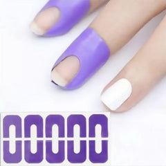 Disposable Nail Polish Protector U Shape Peel Off Sticker Tape