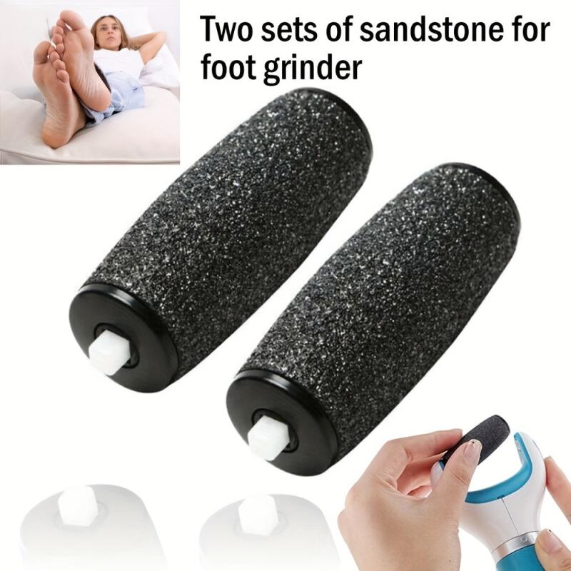 4Pcs Replacement Roller Heads For Foot File Pedicure Dead Skin Callus Remover