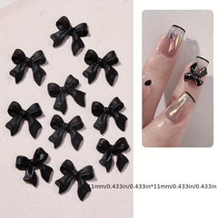 50pcs Colorful 3D Bows Nail Art Charms for DIY Nail Art Jewelry
