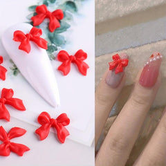 50pcs Colorful 3D Bows Nail Art Charms for DIY Nail Art Jewelry