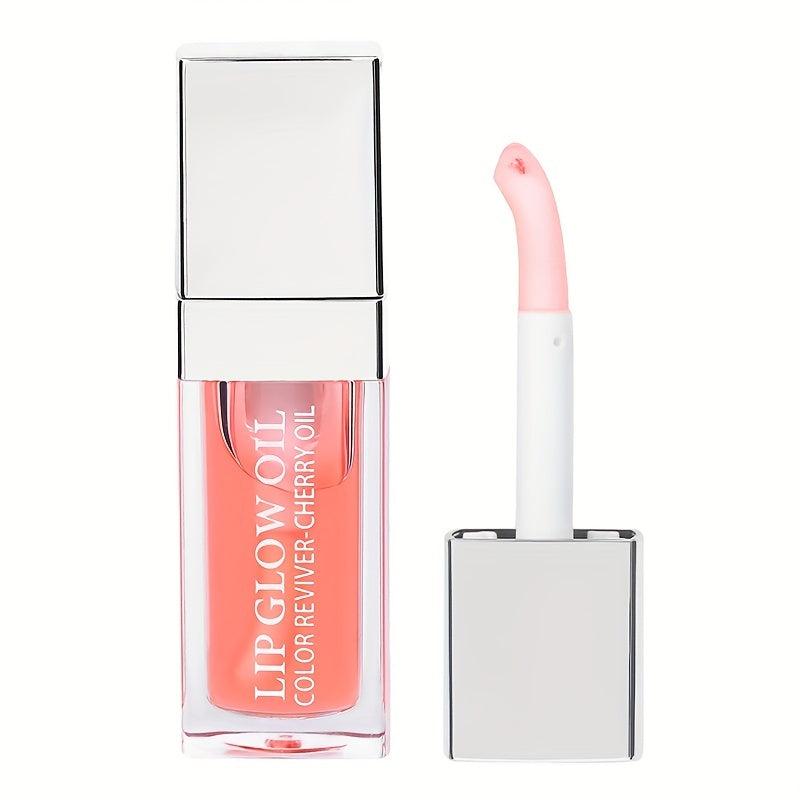Crystal Jelly Lip Plumping Lip Gloss Moisturizing Lip Glow Tinted Lip Plumper