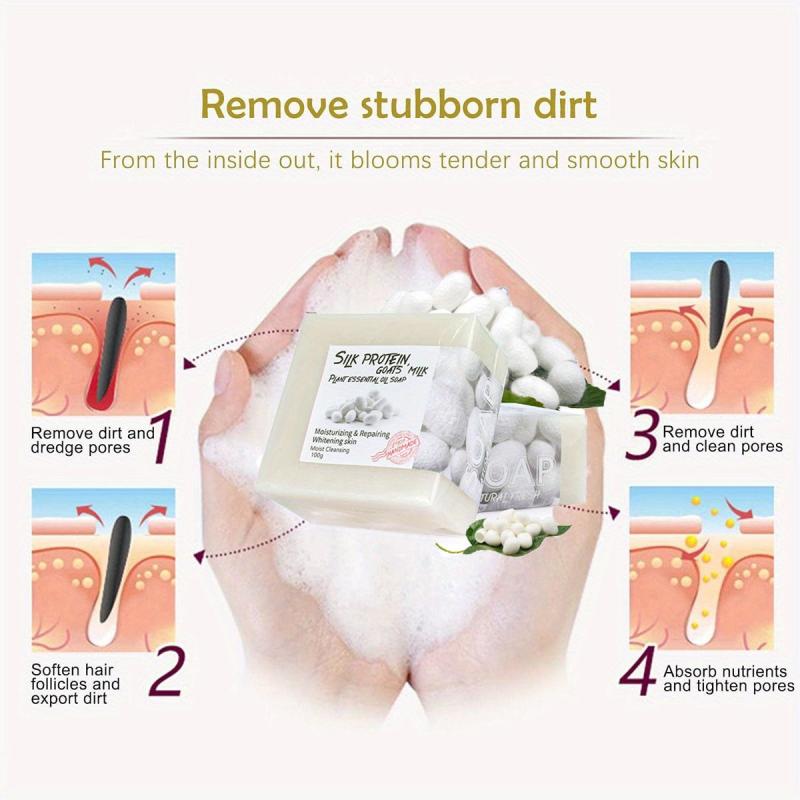 Silk Protein Soap 2 Pack 100g - Deep Cleansing with Moisturizing Benefits