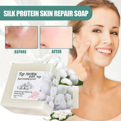 Silk Protein Soap 2 Pack 100g - Deep Cleansing with Moisturizing Benefits