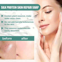 Silk Protein Soap 2 Pack 100g - Deep Cleansing with Moisturizing Benefits